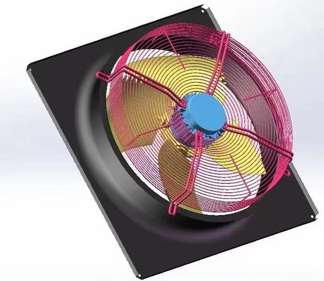 600900mm de Industriële het Ventileren Ventilator van de EG van de Ventilator Grote Grootte Verticale Koel voor Serrepakhuis