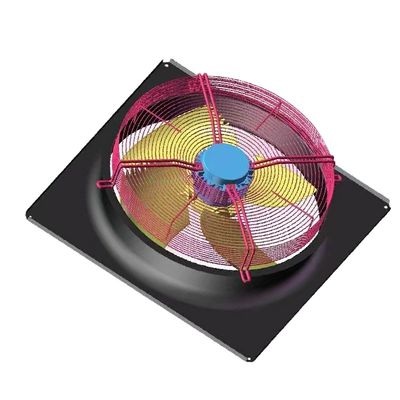 faseren de Industriële de Asstroomfans van 380v 800w 900mm 3 Asventilator voor Bevroren Koude Ketting