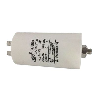 Van de de Elektrische Motorcondensator 30-100Uf van CBB de Dubbele Ronde Klasse C voor Wasmachinemotor