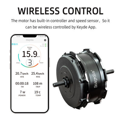 AC borstelloze DC-motor 100W-500W koppelgevoelige vouwbare fietshubmotor